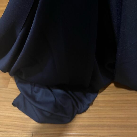 Xscape Navy Blue gown size 16 NWT - Picture 11 of 15